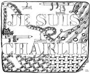 Printable je suis charlie cathym17  coloring pages